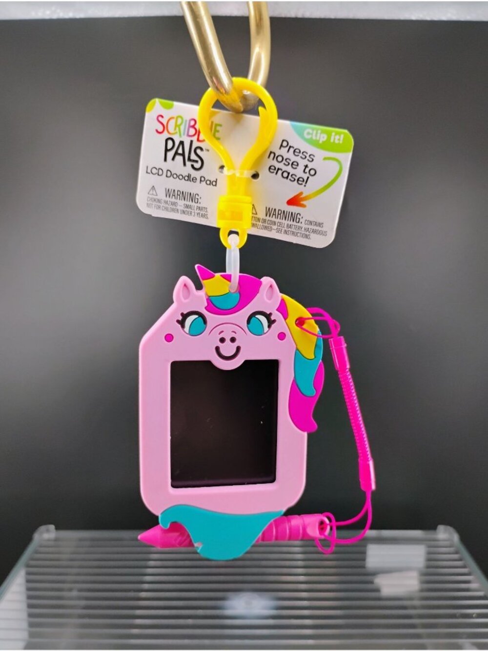 Scribble Pals Unicorn LCD Doodle Pad By Boogie Board